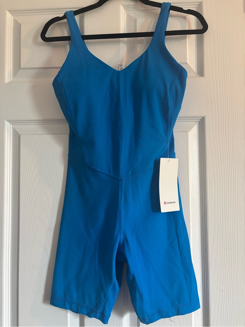 lululemon athletica Blue Sleeveless Active Bodysuit